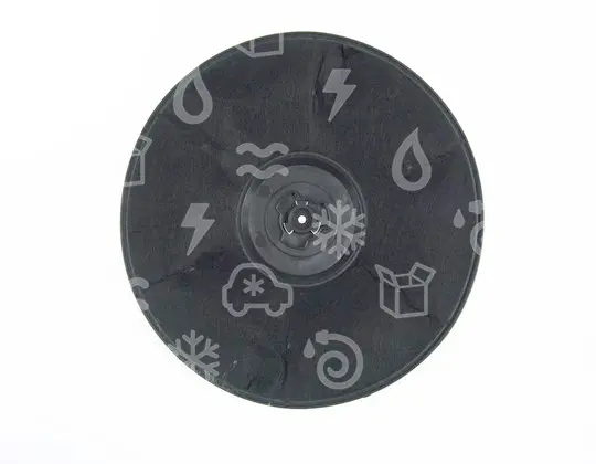 filtr uhlíkový odsavače par d = 233 mm, ZANUSSI - EFF 57
